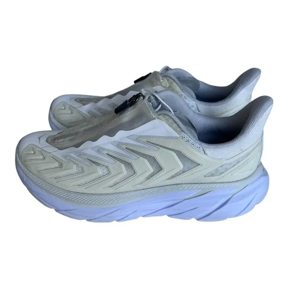 Hoka One One Project Clifton Quicklace Mesh Sneakers Shoes Women Size 6.5